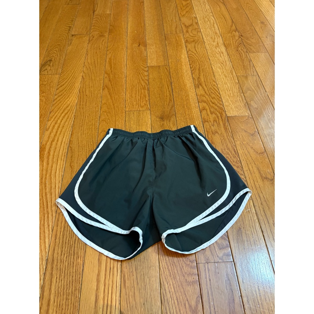 Nike Womens Dri-FIT Tempo Running Shorts Green White size Small